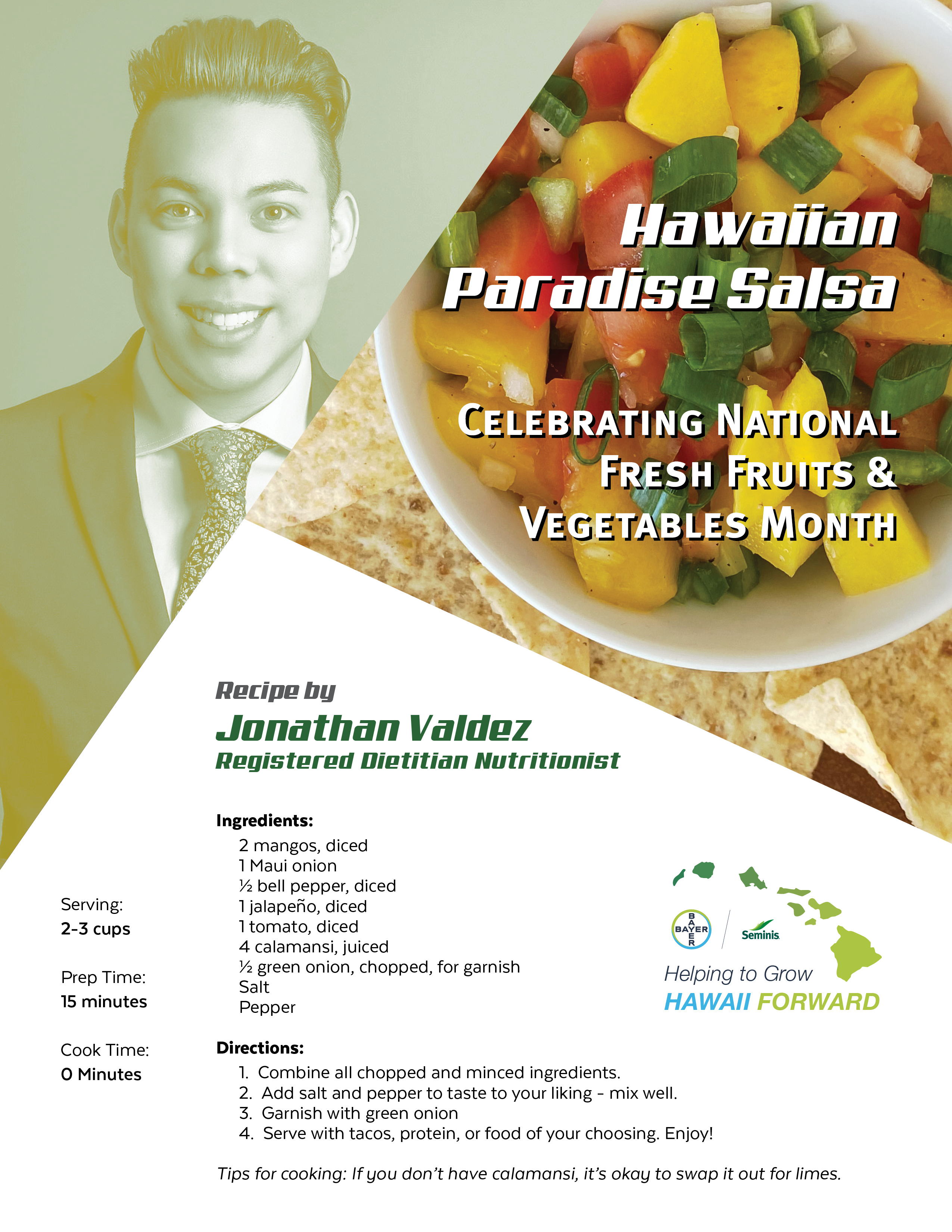 Hawaiian Paradise Salsa by Jonathan Valdez