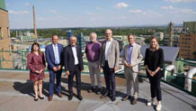 Besuch von Heinrich Böckelühr in Bergkamen; Gruppenfoto