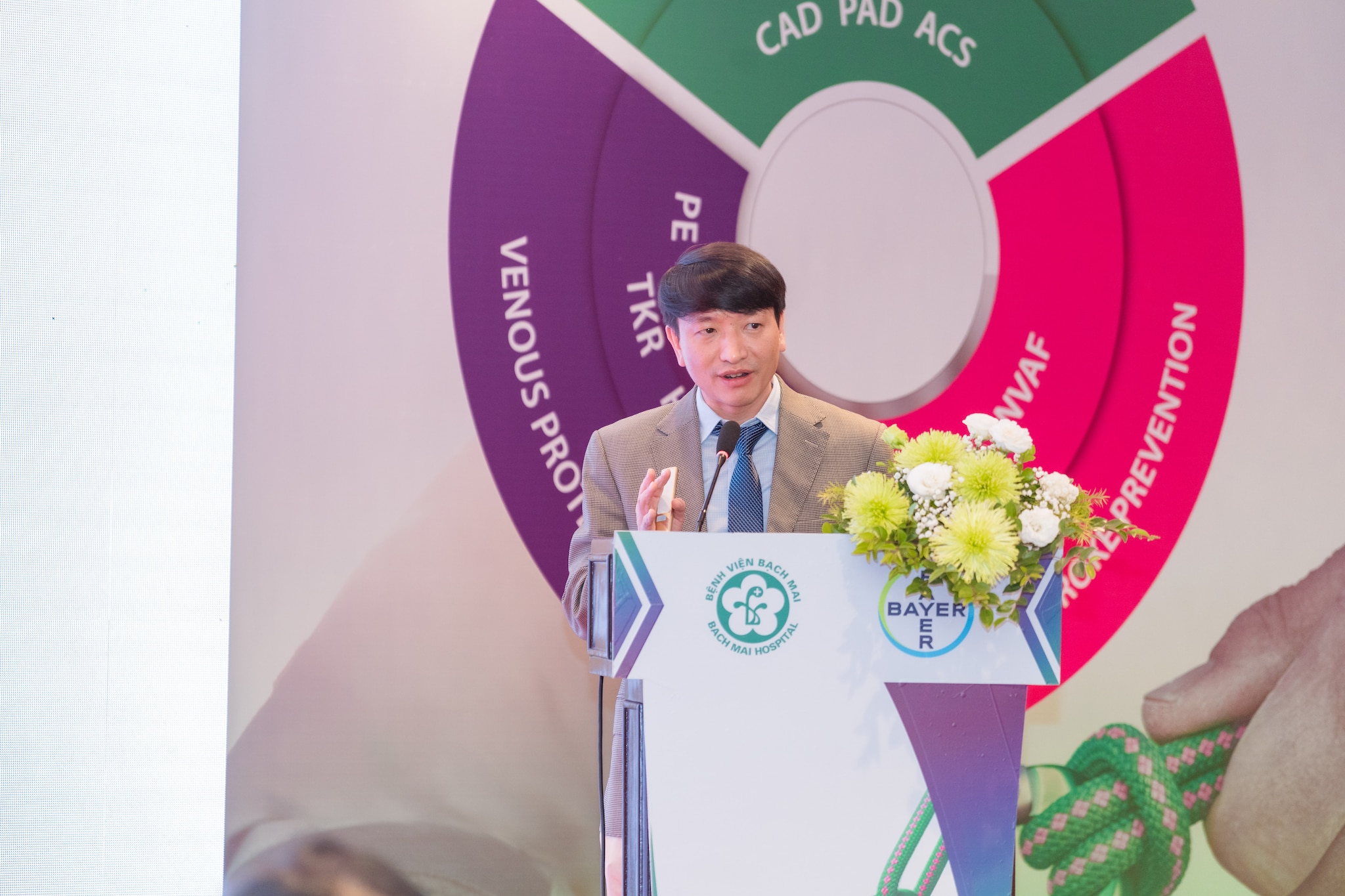 Prof. Dr. Nguyen Quoc Thai, Head of C4 Department, Cardiology Institute, Bach Mai Hospital shared backlog and solution for antithrombotic treatment in Peripheral Artery Disease