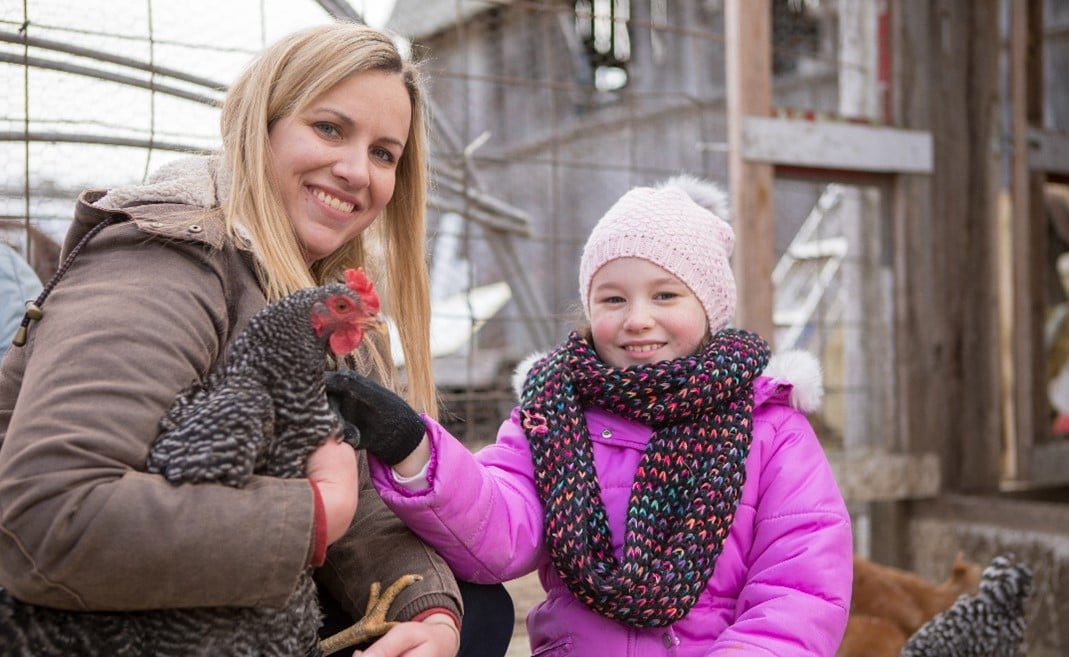 Bev Flatt on her family owned and operated farm