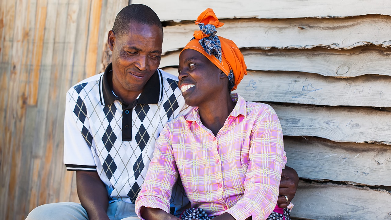 African couple