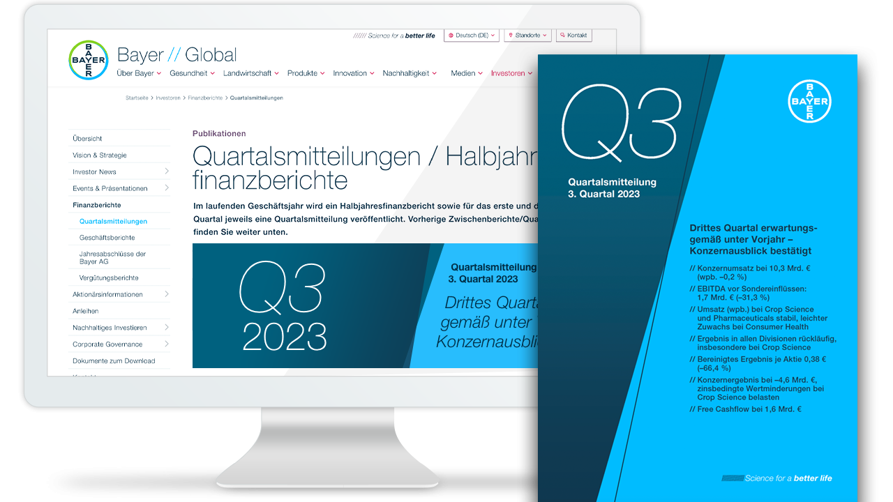 Quartalsberichte Von Bayer | Bayer Global