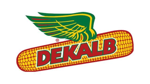 The dekalb logo on a white background.