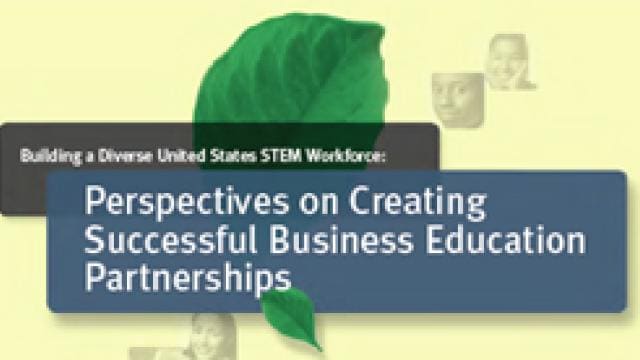 Perspectives on creating successful business education partnerships.