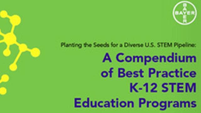 A compendium of best practice k-12 stem education programs.