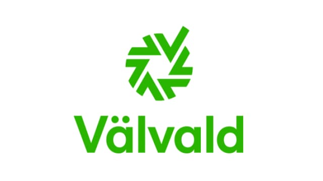 A green logo with the word valvald on it.