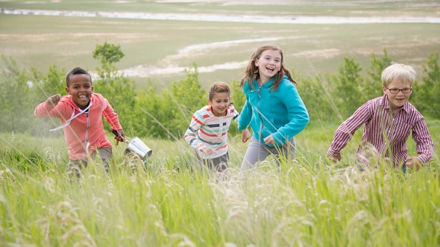 Children Running