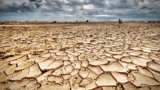 dry lake bed