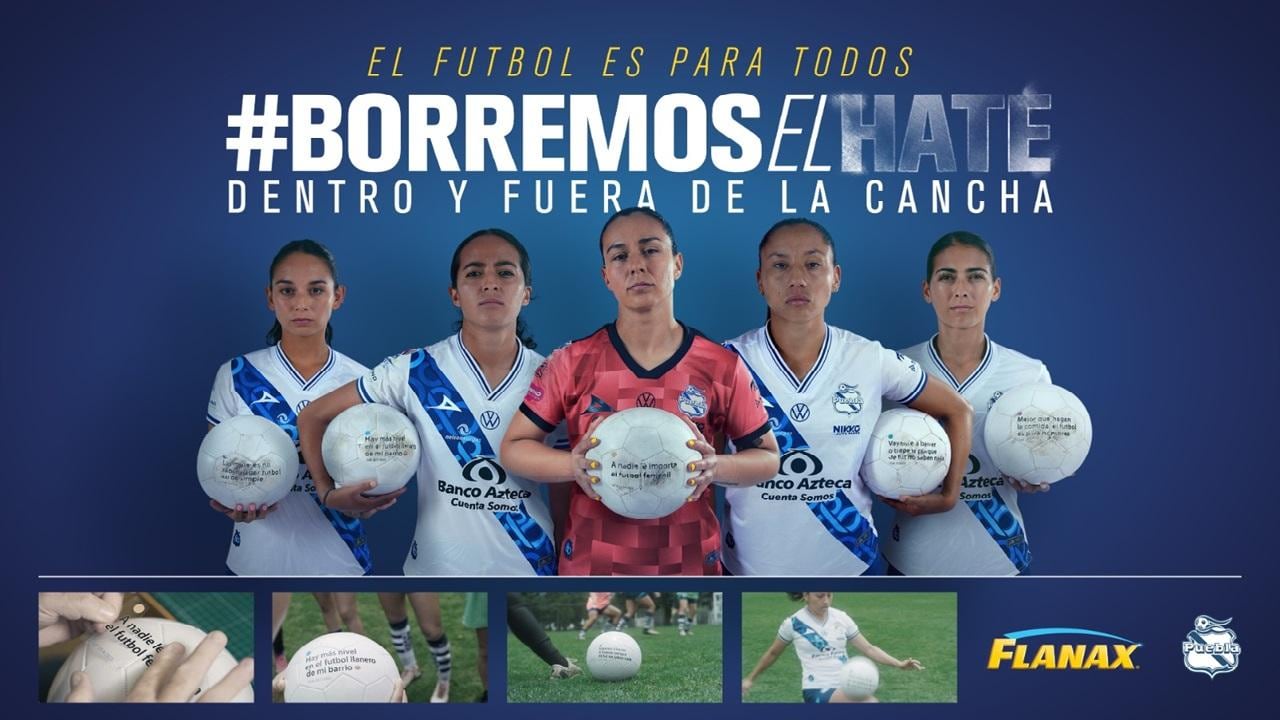 FLANAX Y EL CLUB PUEBLA DE LA LIGA MX INSPIRAN A TRANSFORMAR EL FUTBOL FEMENIL