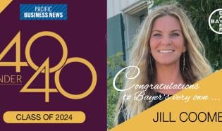 Jill wins 40 under 40