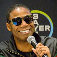 Doug E. Fresh Speaks to Team Bayer in New Jersey